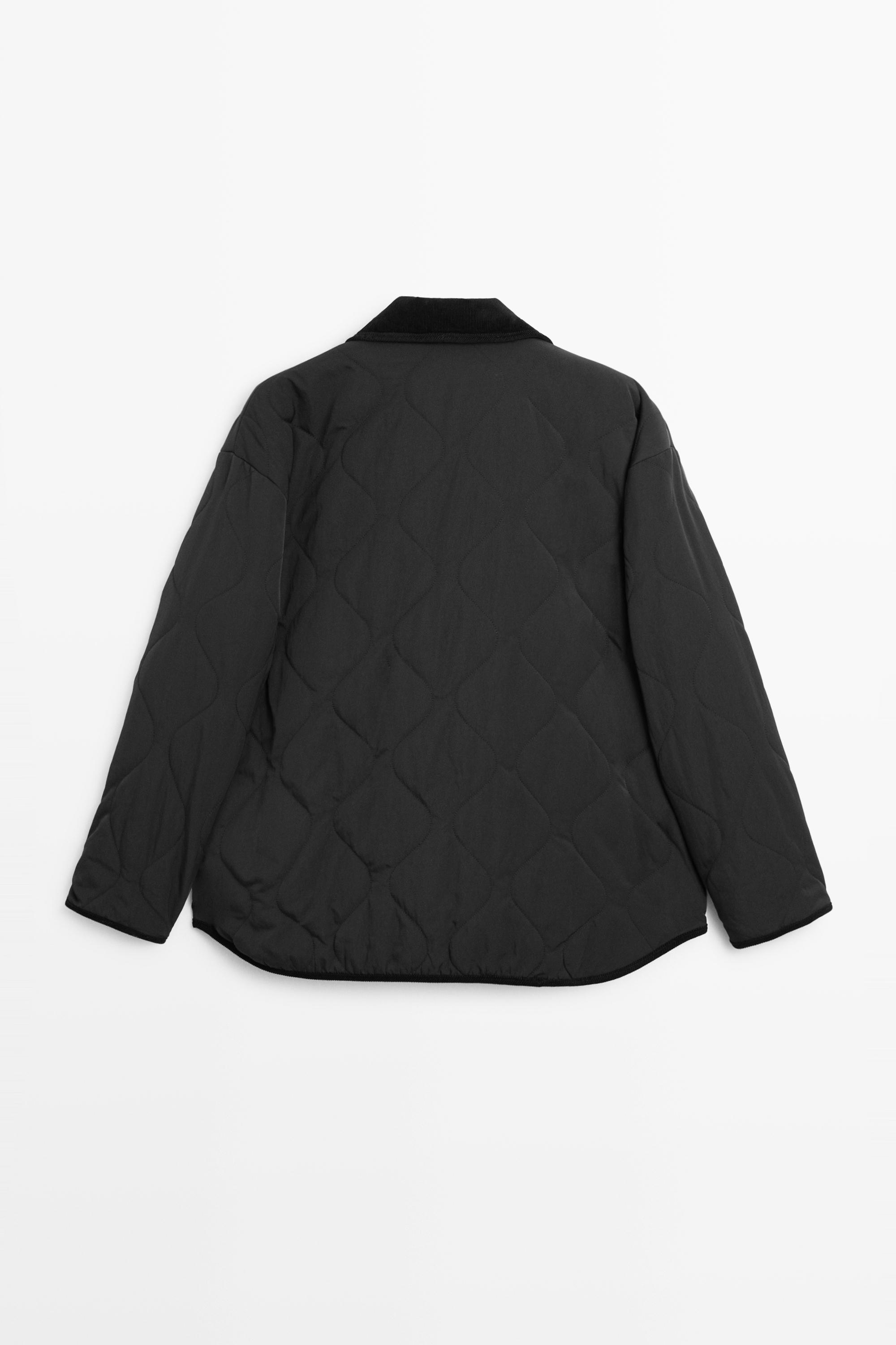 Jacket with wavy stitching detail